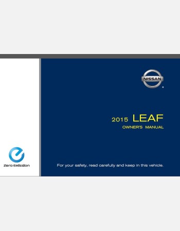 nissan leaf 2015 owners manual